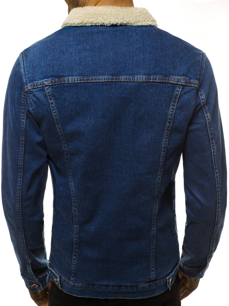 Kurtka męska jeans niebieska OZONEE BN/5935