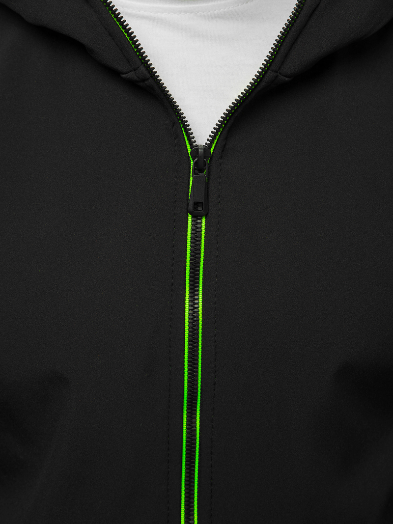 Куртка softshell чоловіча Чорна OZONEE JS/KS2182