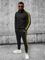 Komplet dresowy męski czarny OZONEE O/3A163