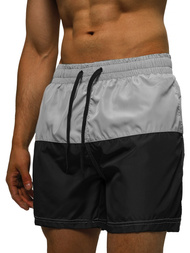 Шорти для плавання чоловічі сіро-чорний OZONEE JS/HM065