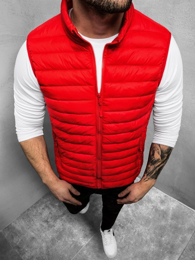 Безрукавка чоловіча Червона OZONEE JS/LY32Z