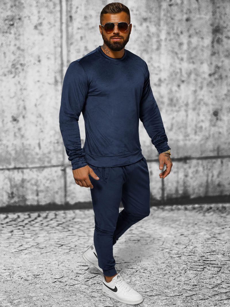 Спортивний костюм чоловічій tемно-cиня OZONEE JS/8C1167/25