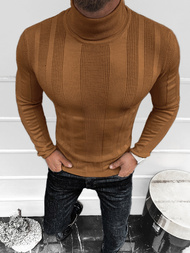 Sweter męski golf camel OZONEE L/2705