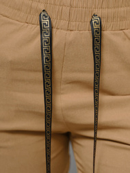 Spodnie damskie chino camelowe OZONEE O/7737