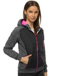 Куртка жіноча Чорна OZONEE JS/KSW4001