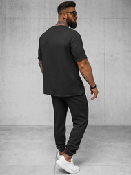 T-shirt męski czarny OZONEE O/Y960T