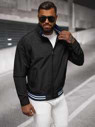 Куртка чоловіча чорна OZONEE JS/5M3101/392Z