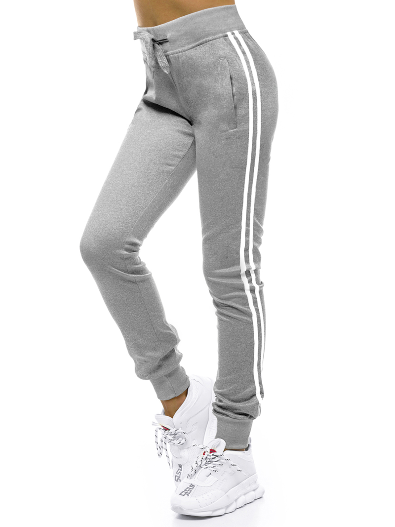 Spodnie dresowe damskie szare OZONEE JS/JK88113/2