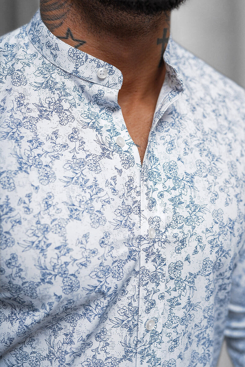 Koszula męska biała OZONEE O/V101