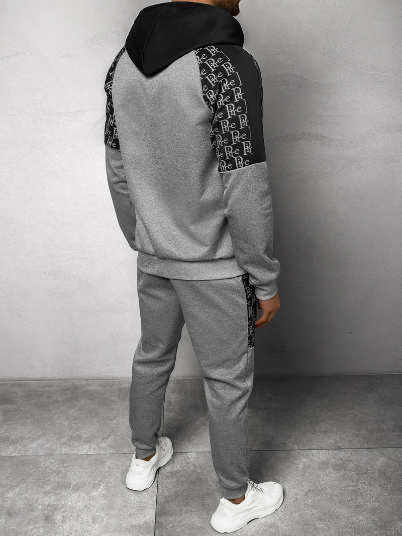 Komplet dresowy męski szary OZONEE O/HM707Z