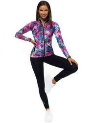 Жіночий спортивний костюм з трьох частин Кольоровий OZONEE O/MS017