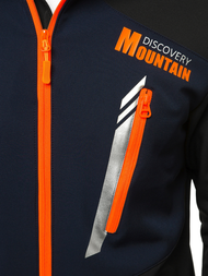 Куртка softshell чоловіча Чорно/Темно-Синiй OZONEE JS/HH022/1A