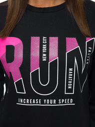 Жіноча Толстовка Чорна OZONEE JS/B26006