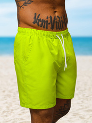 Spodenki kąpielowe męskie żółto-neonowe OZONEE O/MTK4454