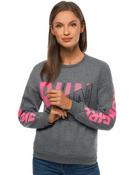 Bluza damska grafitowa OZONEE JS/B26006