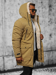 Kurtka zimowa męska camelowa OZONEE JS/5M3123/84