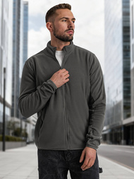 Bluza męska rozpinana grafitowa OZONEE JS/HH016/5