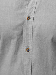 Koszula męska z krótkim rękawem szara OZONEE O/V51