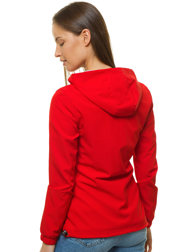 Kurtka przejściowa damska czerwona OZONEE JS/HH036/5