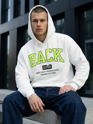 Bluza z kapturem męska biała OZONEE O/TT30513Z