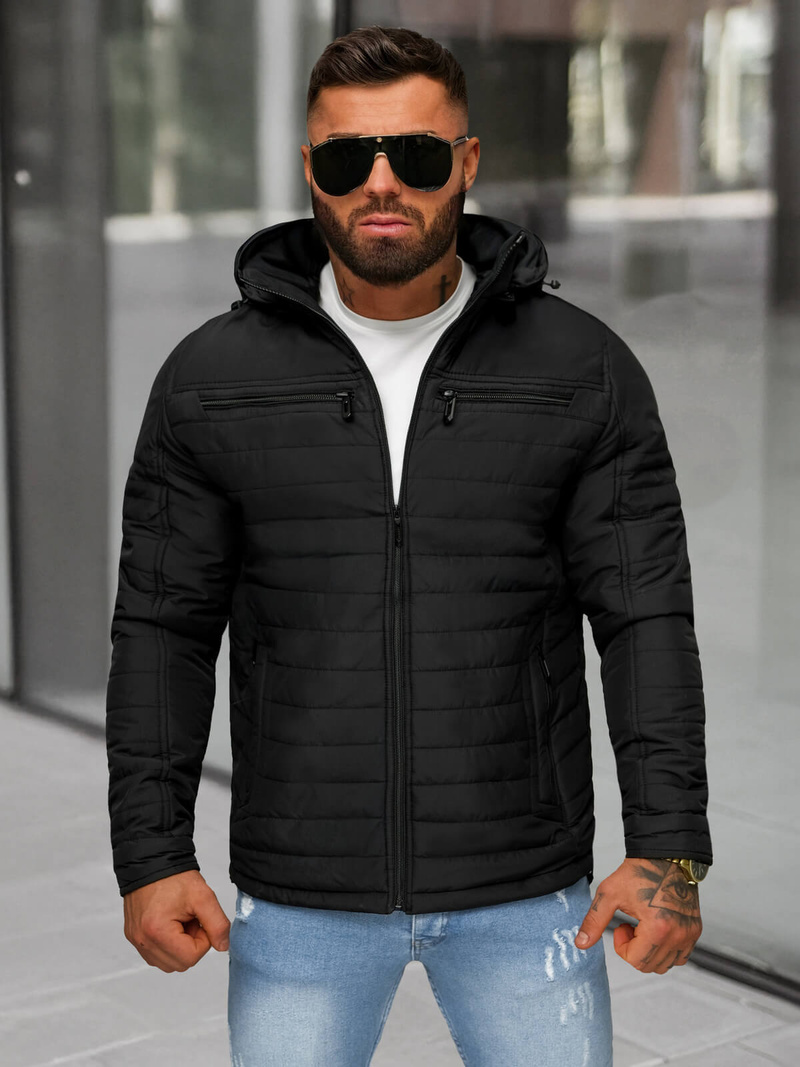 Куртка Чоловіча Чорна OZONEE JS/5M3276/392