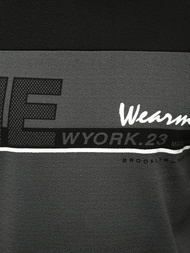 T-Shirt męski grafitowy OZONEE JS/SS11002Z