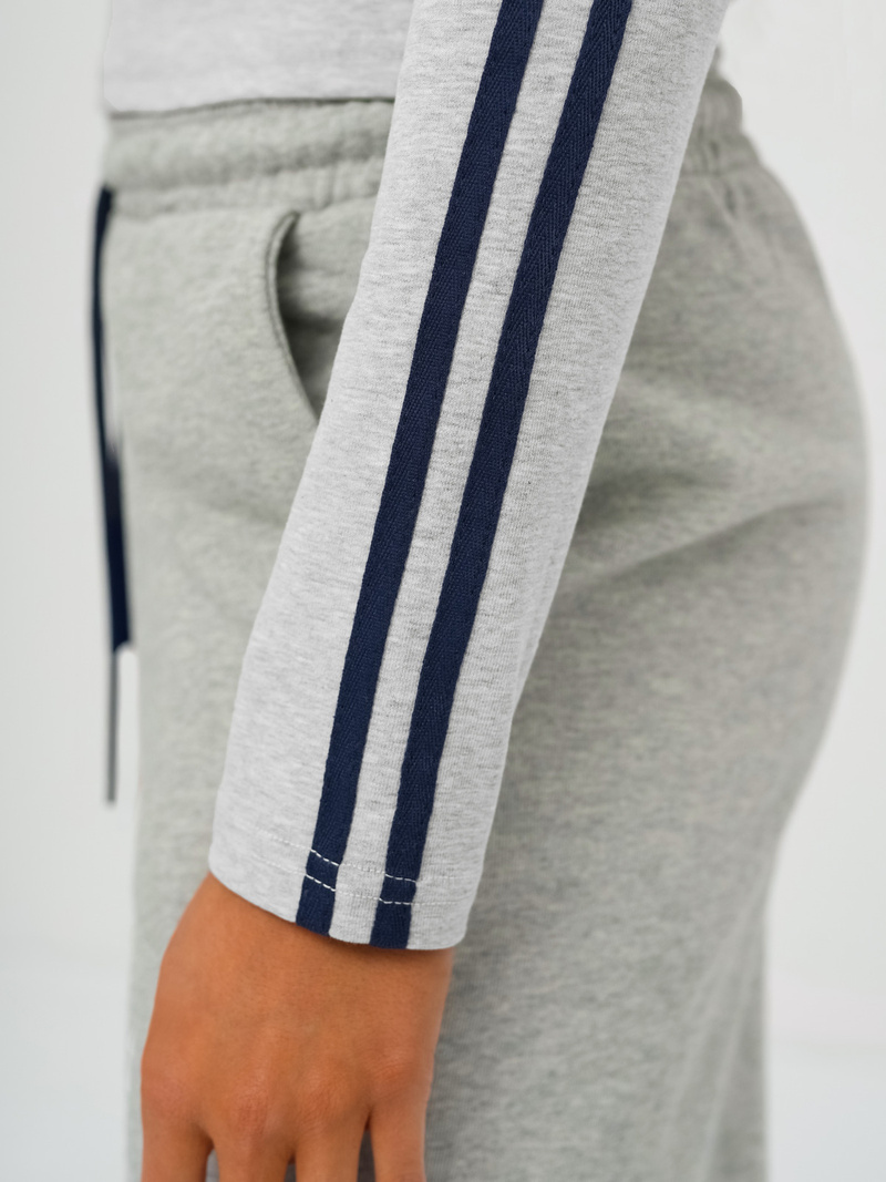 Komplet dresowy damski dwuczęściowy szary OZONEE JS/M60815AB