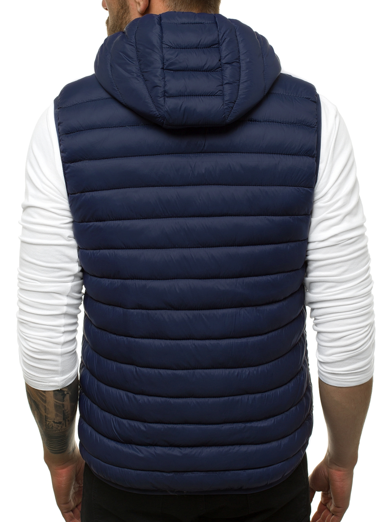 Безрукавка чоловіча Темно-Синя OZONEE JS/LY36