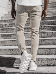 Джинси чоловічі Бежевi OZONEE T/82018