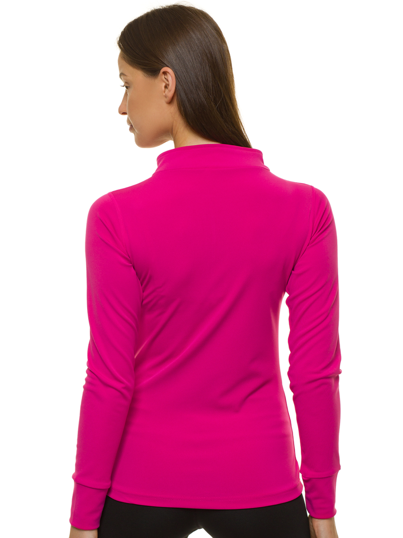 Bluza damska rozpinana ciemno-różowa OZONEE JS/HD151/19