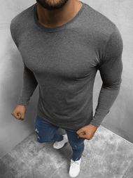 Longsleeve męski grafitowy OZONEE O/1209Z