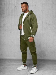 Komplet dresowy męski khaki OZONEE JS/27C6506/29