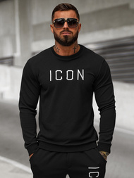 Bluza męska czarna OZONEE O/D7394