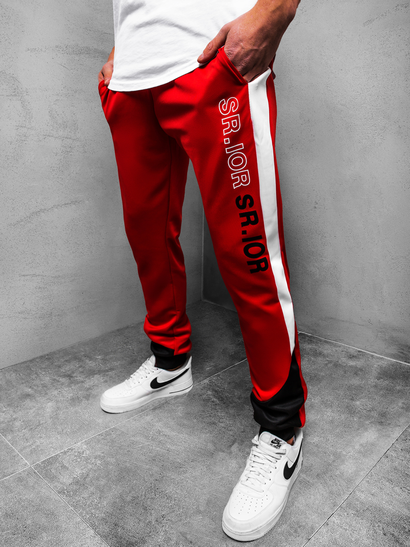 Штани спортивні чоловічі Червонi OZONEE JS/AM118Z