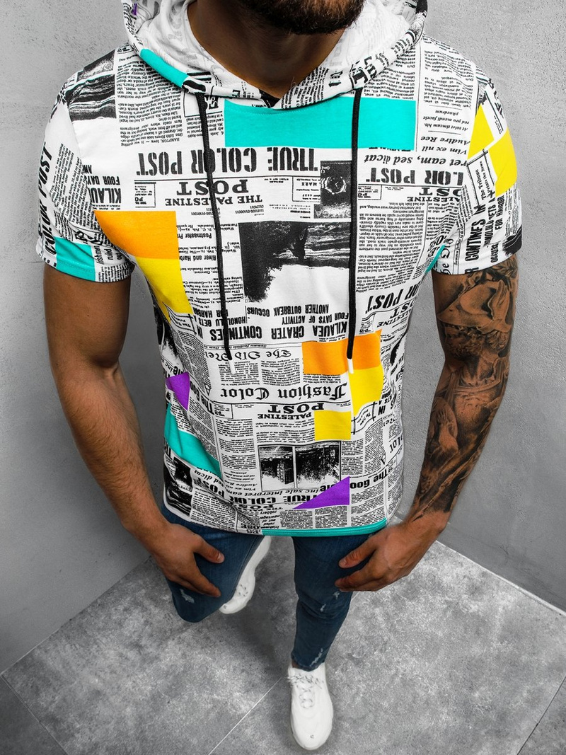 Футболка чоловіча Кольоровий OZONEE O/BL200Z