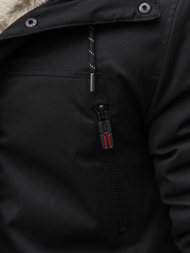 Kurtka zimowa męska czarna OZONEE JS/22M51/392