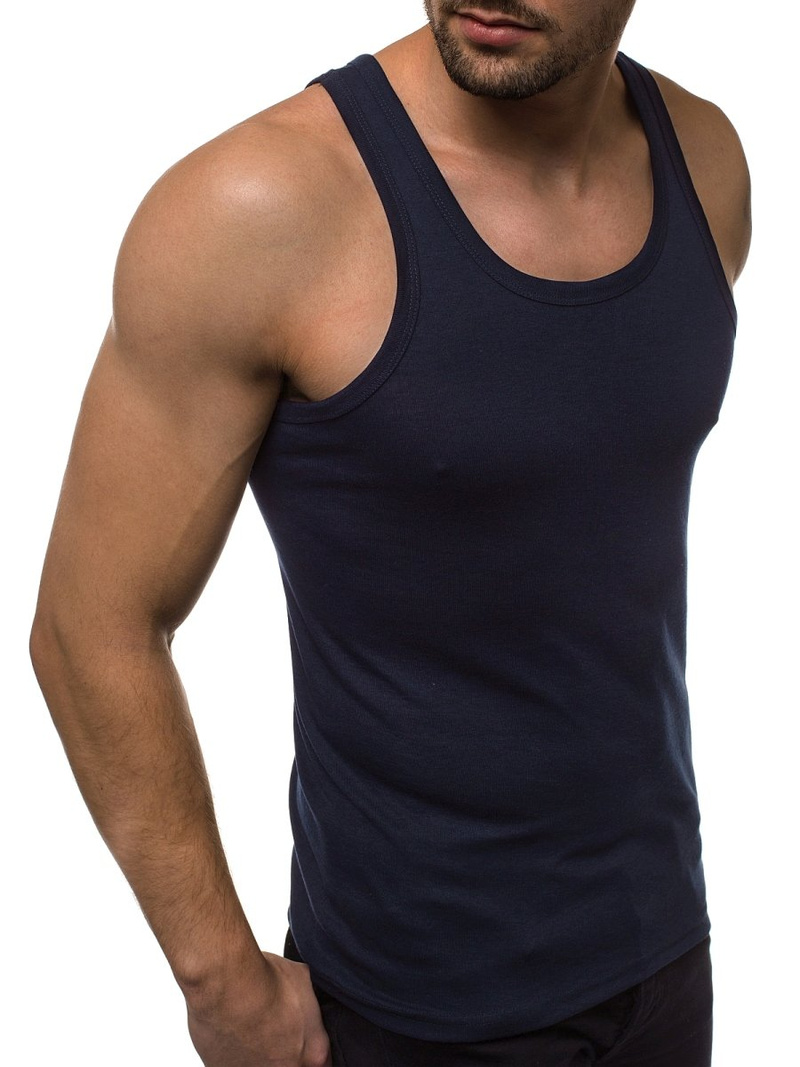 Майка чоловіча Темно-Синя OZONEE JS/NB001