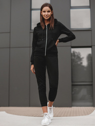 Komplet dresowy dwuczęściowy czarny OZONEE O/MB2038/21