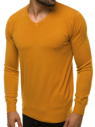 Sweter męski jasny-camel OZONEE TMK/YY03/9