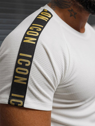 T-shirt męski biały OZONEE O/T7579