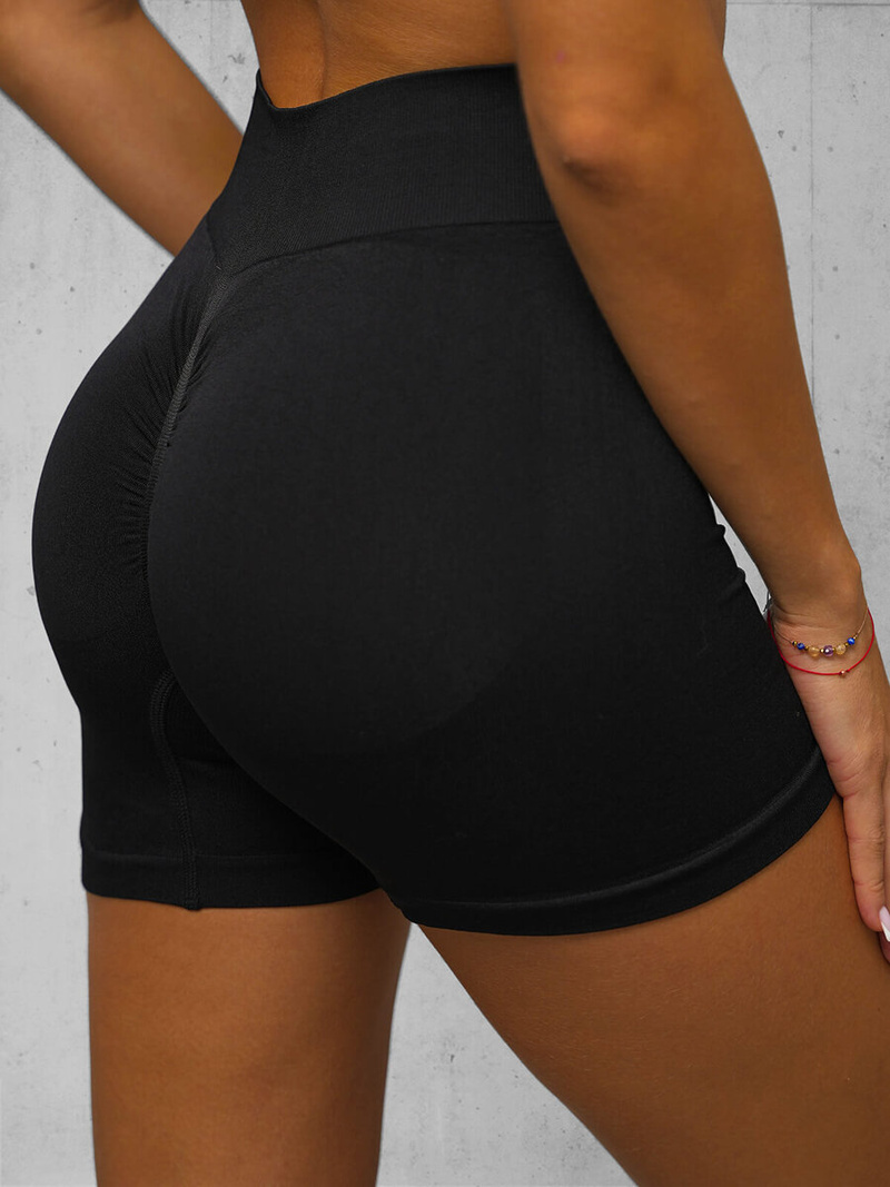 Legginsy krótkie damskie kolarki czarne OZONEE O/ZL-051