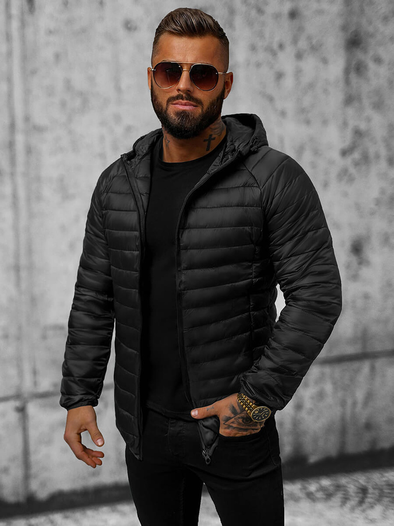 Куртка Чоловіча Чорна OZONEE JS/HM112/1Z