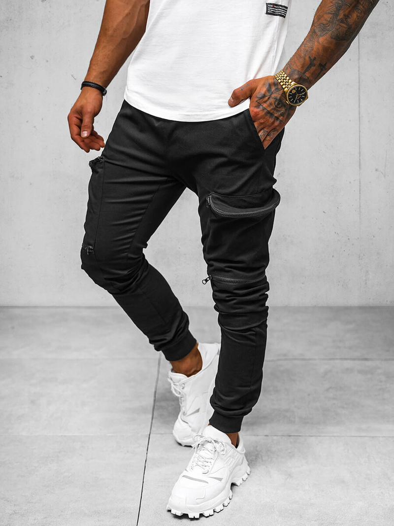 Штани чоловічі джоггери Зеленi OZONEE O/475