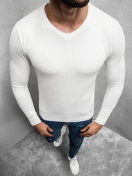 Sweter męski biały OZONEE TMK/YY03/2Z