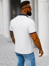 Футболка Поло Чоловіча Бiла OZONEE O/DA721