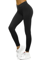 Legginsy damskie czarne OZONEE JS/CK1030
