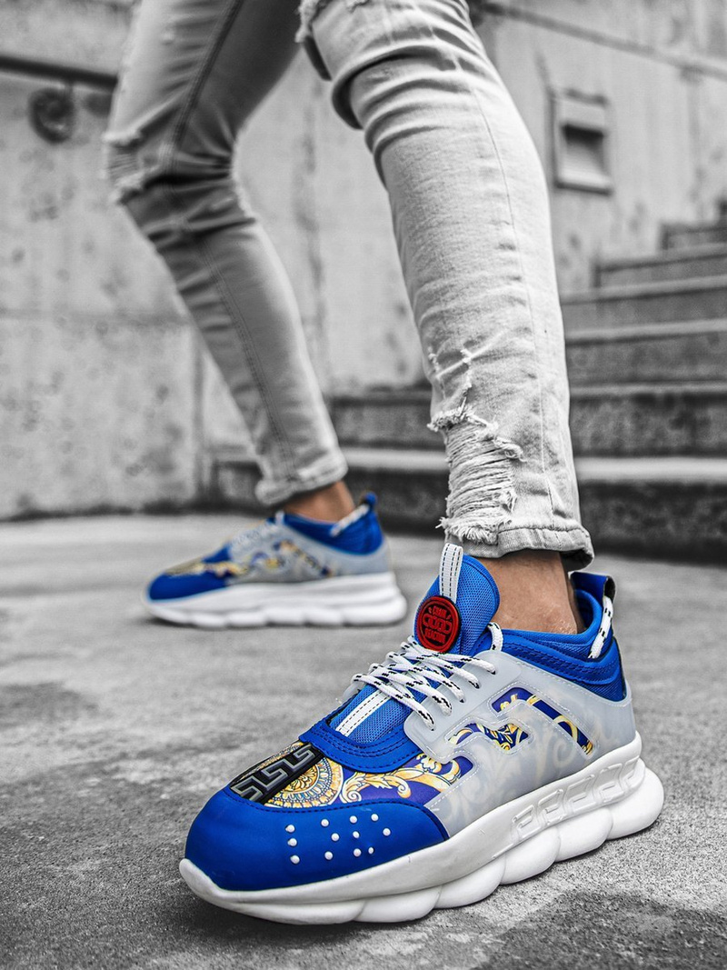 Sneakersy niebieskie OZONEE G/2020