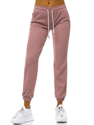 Spodnie dresowe damskie jasno-różowe OZONEE JS/1020/A16