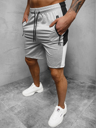 Spodenki dresowe męskie szare OZONEE JS/68007/2