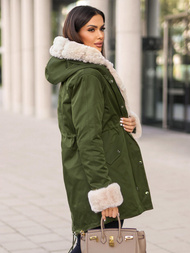 Куртка жіноча Зелена OZONEE JS/M763/136Z